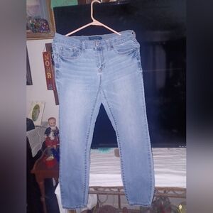 Aeropostale Women's Light Blue Jeggins Size 8short